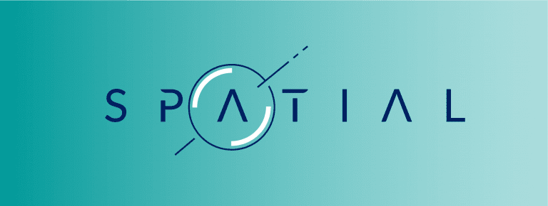 Spatial LogoHorizontal BW